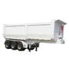 Tri-Axle U-Shape Van Type Hydraulic Rear Dump Semi Truck Trailer