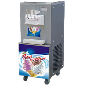 Commercial Real Three Flavor Fruit Ice Cream Frozen Yogurt Machine ...