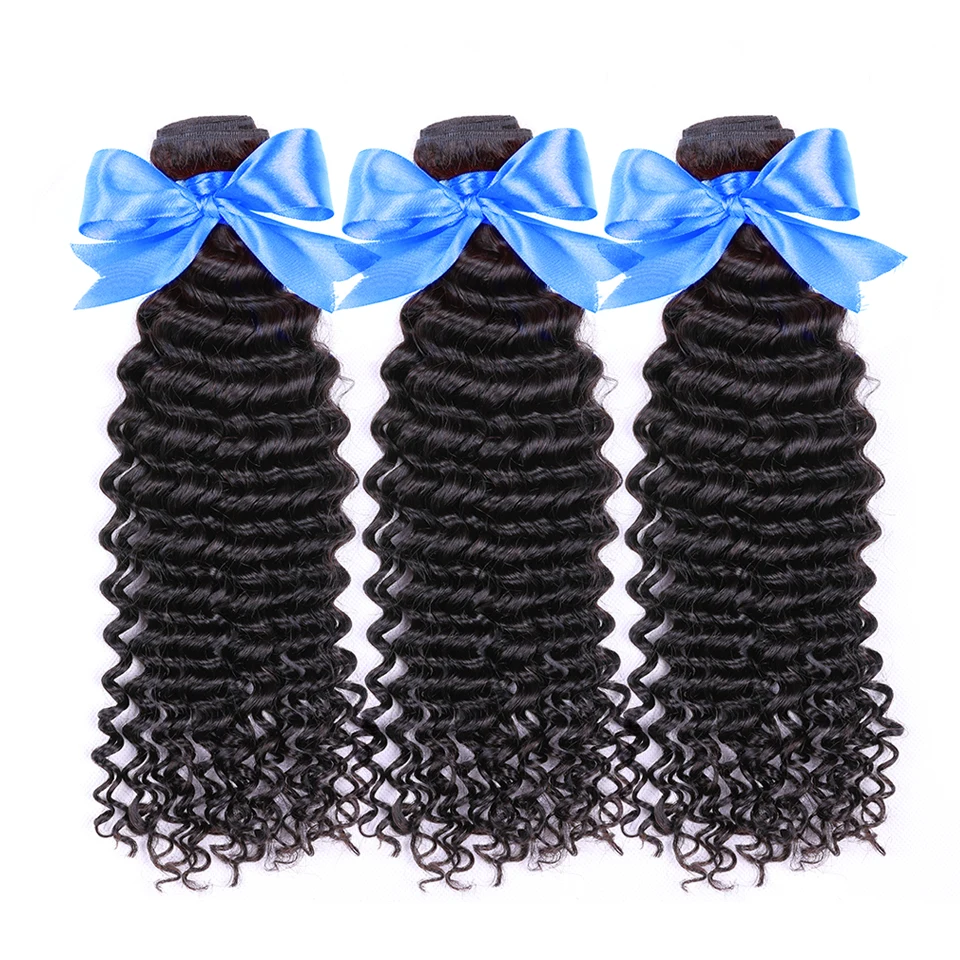 

Peruvian Cuticle Aligned Raw Virgin Deep Wave Human Hair Extension Weaving