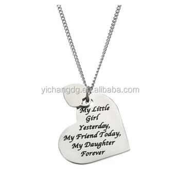 little girl best friend necklaces