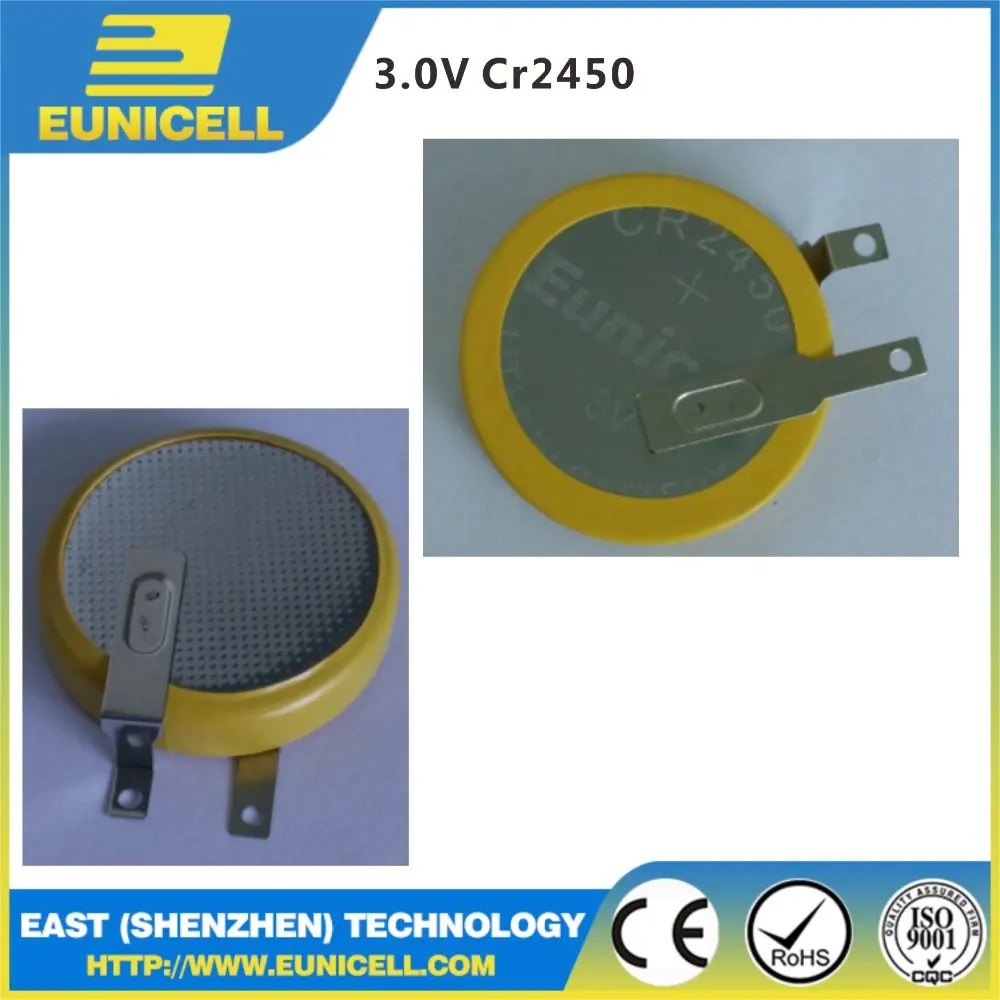 CR2450 with tabs