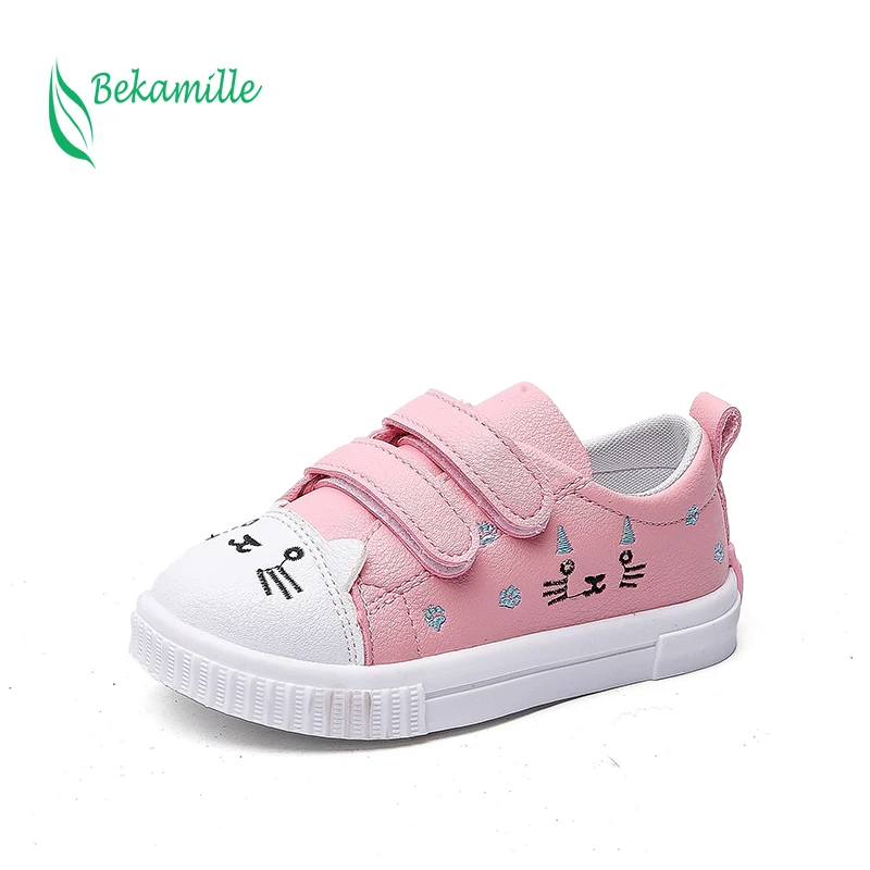

Bekamille Children Sport Shoes Fashion Cartoon Cat Casual Sneakers Kids Shoes For Girls Princess Student Running Shoes 2 Colors
