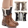 Girls lace boot socks/ beautiful pattern women winter leg warmer/ hand knit leg warmers boot socks