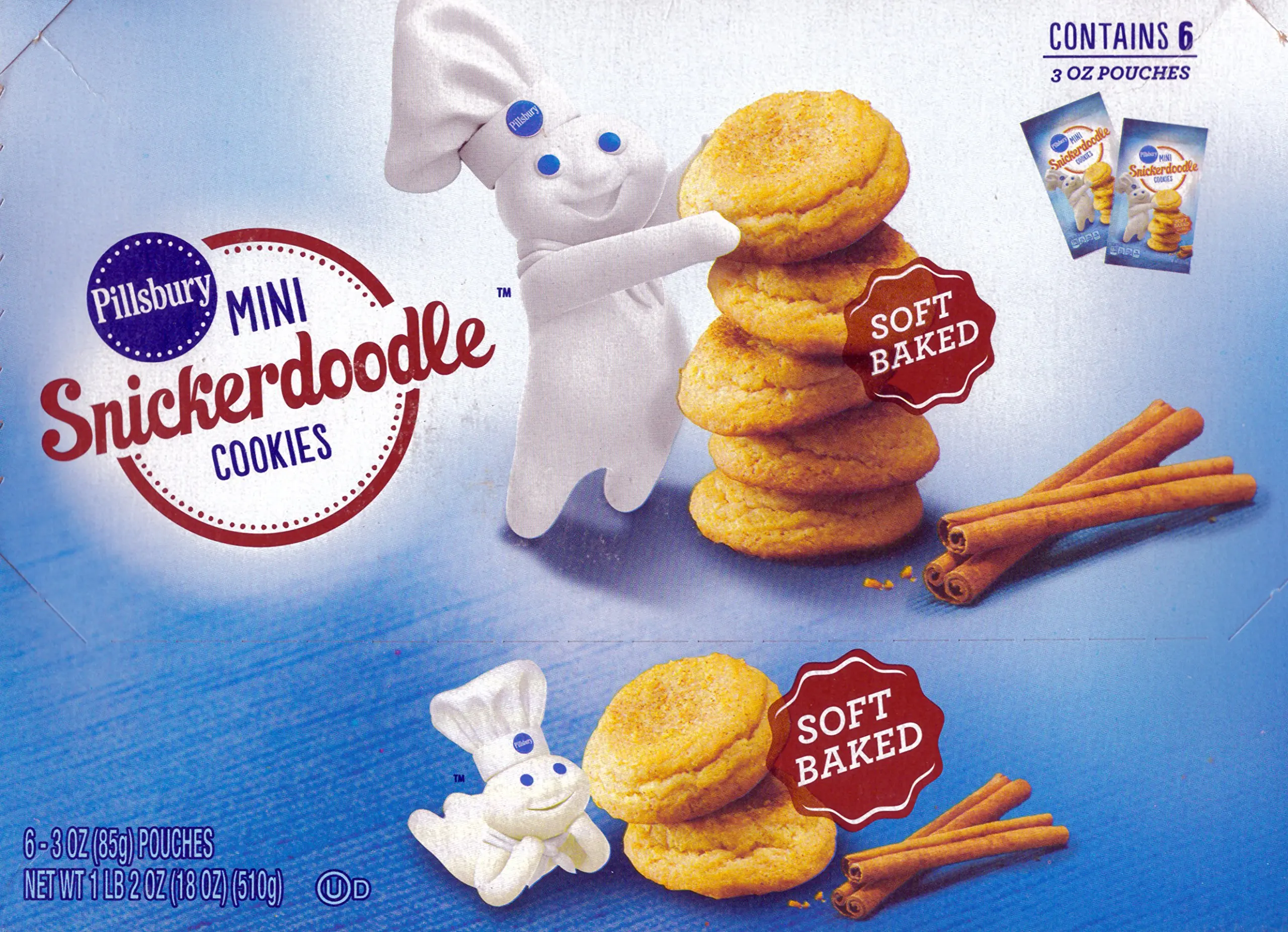 Buy Pillsbury Soft Baked Mini Snickerdoodle Cookies Kids Favorite Snacks 3 Oz Bags 6 Pack In Cheap Price On Alibaba Com