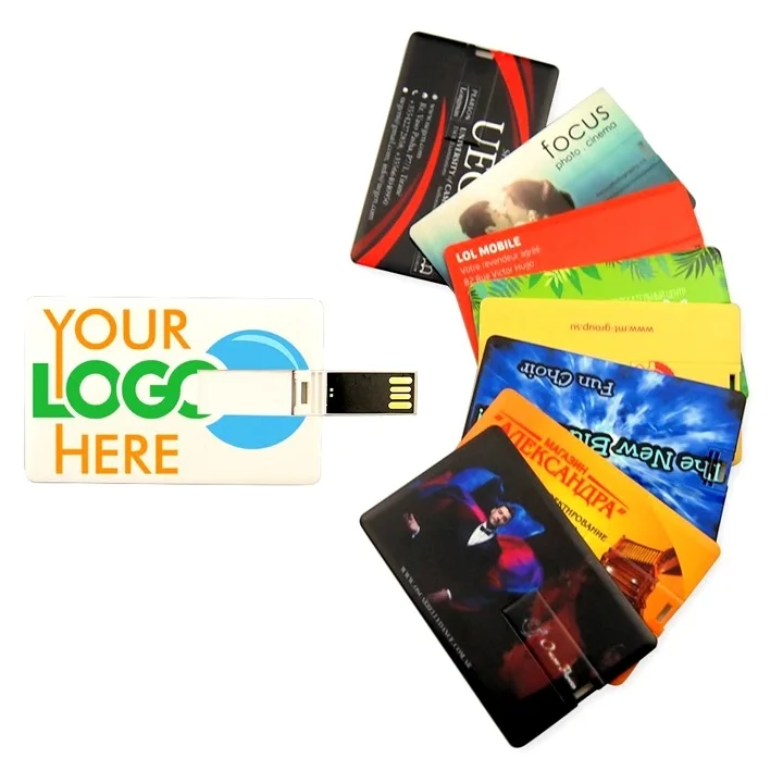 2018 hot new products promotional gift pvc business card usb flash drive manufacturer with competitive price - ANKUX.COM