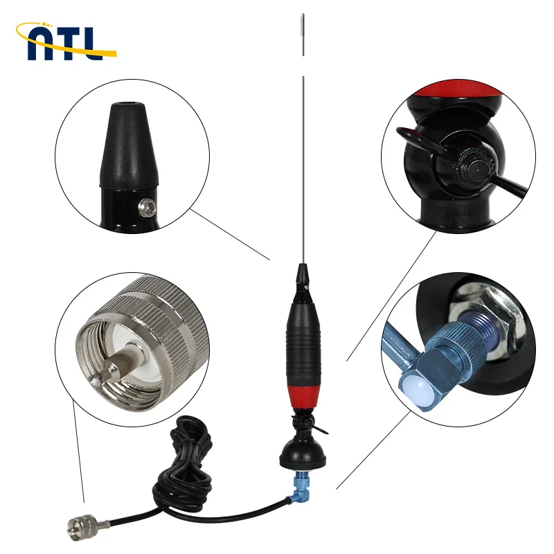 
Tuack High Power 27MHz CB Antenna Radio VHF Bracket Antenna 