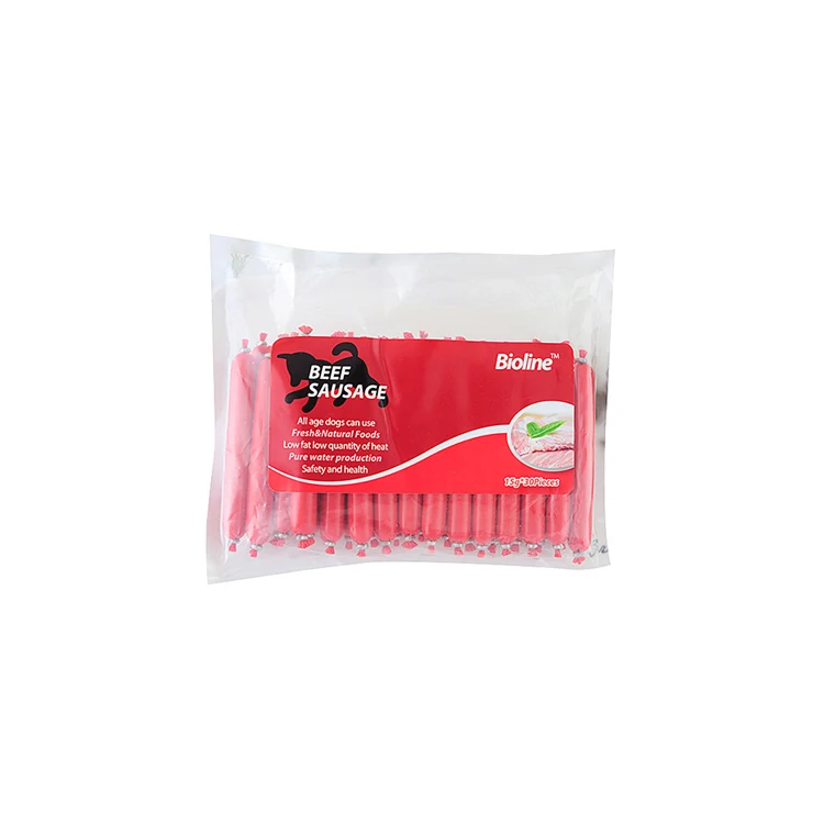 

Pet Food Delicious All Age Dogs Can Use Beef Sausage Snack Dog