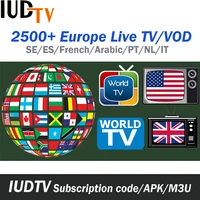 

IPTV Europe Scandinavian Swedish TV Channel IUDTV Code 12 Months Subscription IPTV Sweden Denmark Norway for SmartAndroid TV Box