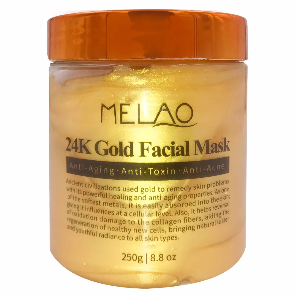 

24K Gold Facial Mask from Majestic Pure, 8.8 Oz - Ancient Gold Mask, Golden