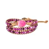 Natural stone for giving friends, family, and girlfriends fashionable, high-quality beads bracelets wrap bracelet