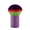 2018 new arrival Rainbow Kabuki Fashion design Angled Head Makeup Brush For Brush Foundation