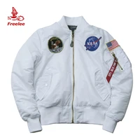 

Wholesale mens flight bomber jacket white