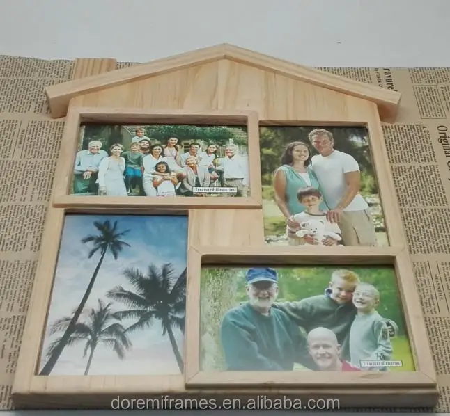 Rumah bentuk bingkai foto  bingkai foto  kayu  antik empat 