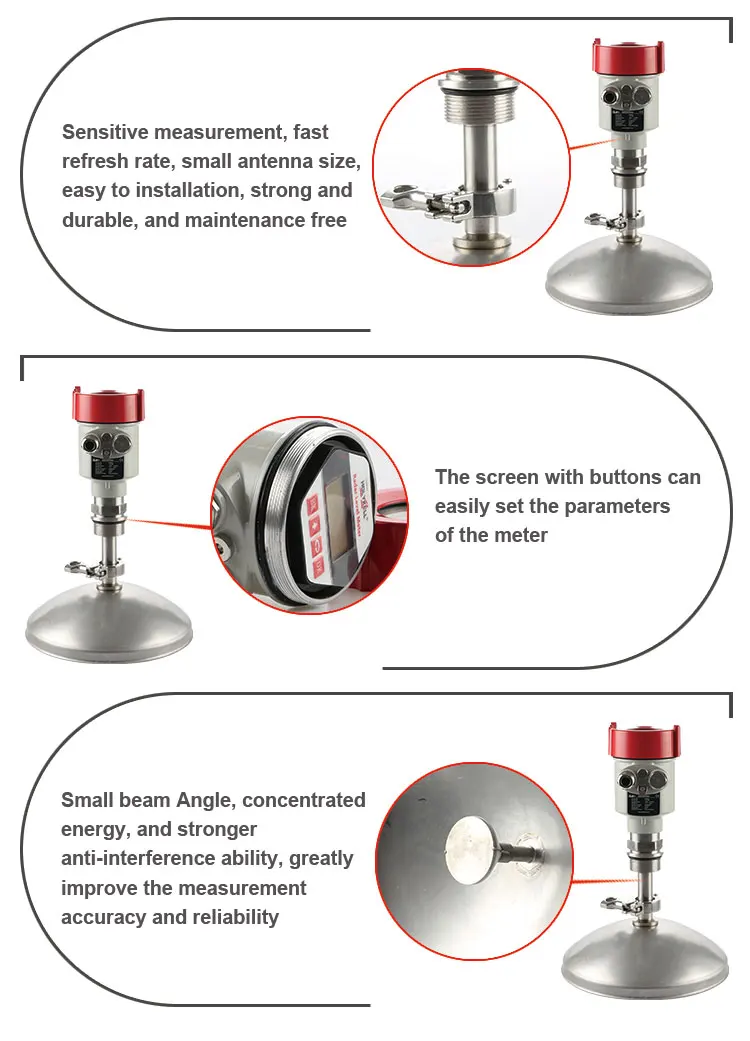 Displacer level transmitter, radar level transmitter price
