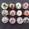 wholesale Natural Green Phantom quartz ball mini ghost crystal sphere