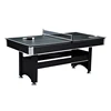 High Quality 6ft 2-in-1 Multi Functional Game Snooker and table tennis game combo Table For Kids
