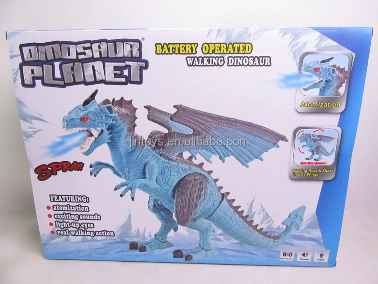 バッテリー駆動の恐竜惑星おもちゃ青いスプレードラゴン 霧化と翼の揺れで恐竜を歩く Buy ミストスプレードラゴン 飛龍おもちゃ 恐竜霧化 Product On Alibaba Com