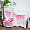 Factory outlet bedside table ~ ~ export Korean pastoral style furniture solid wood high and low ark to receive ark store content