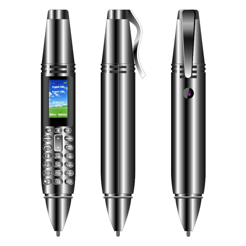 

0.96 Inch Screen Dual SIM Card GSM Pen Shaped New Mobile Phones