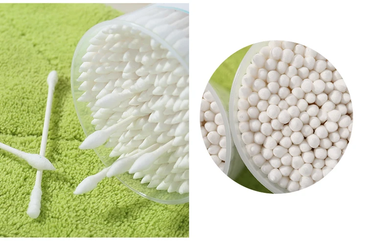 baby disposable soft delicate pointed spiral cotton swab paper
