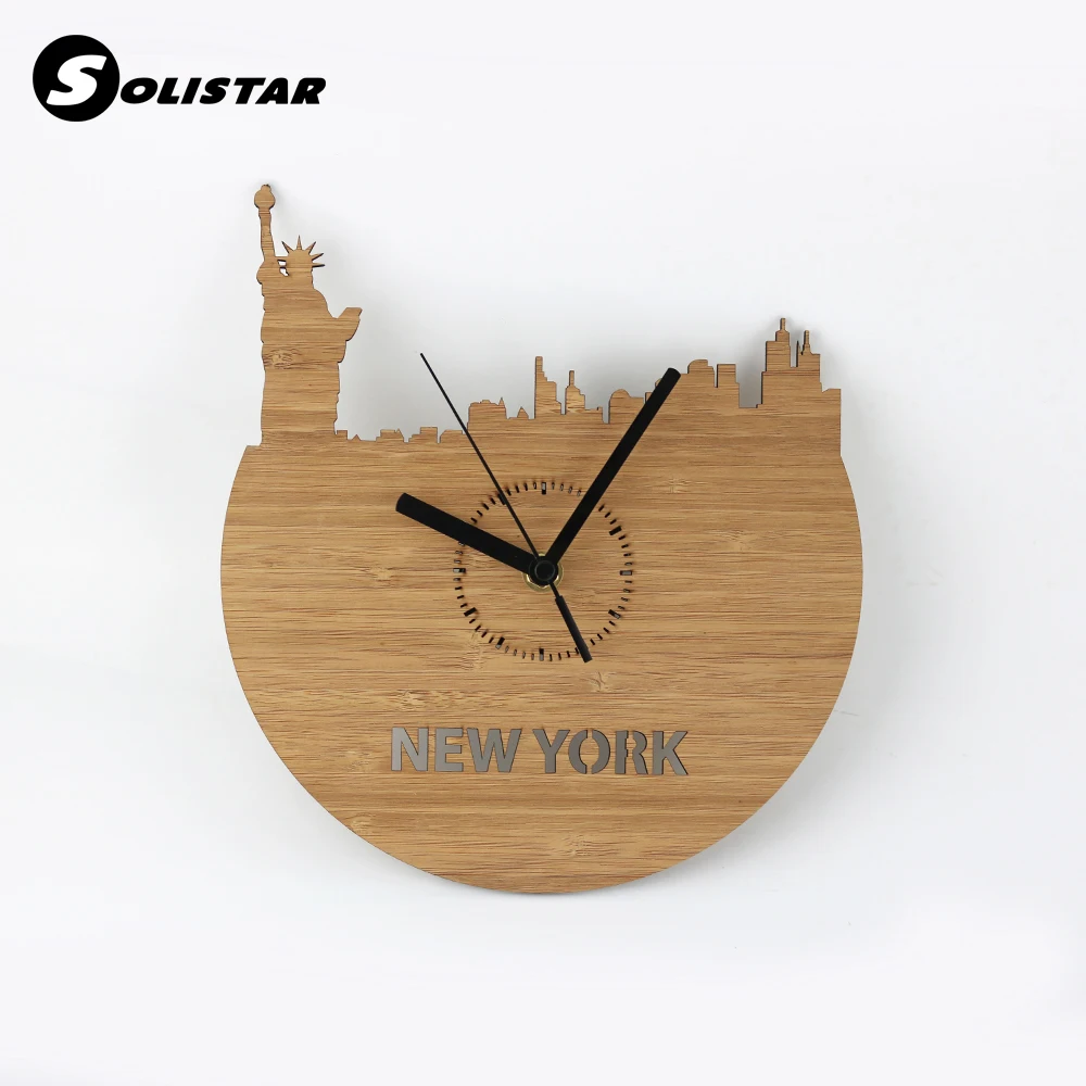 China Supplier Wholesale Laser Cut Wood Wall Watch 3d Buy Wall Watch