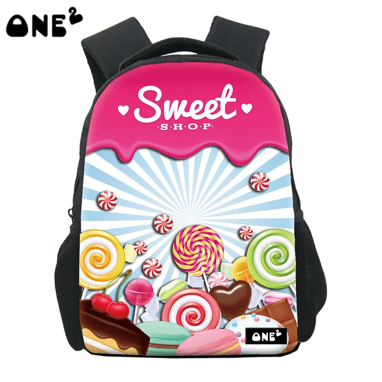 

2019 sweet lollipop school students pink bag backpack for school children kids backpack kindergarten kids animals, Customized