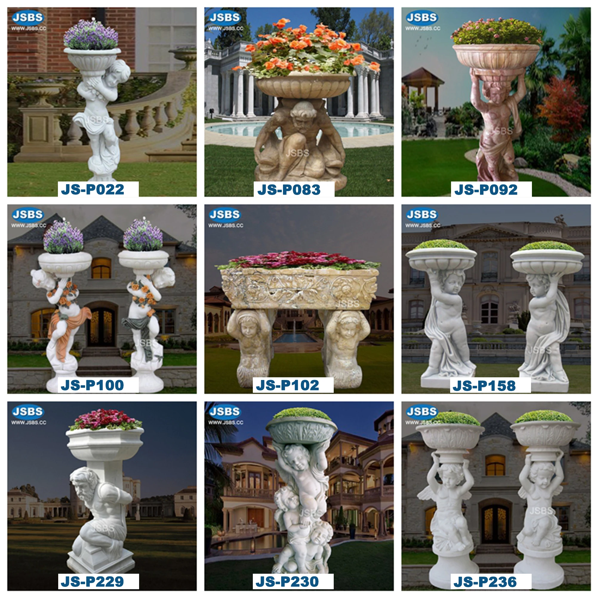 Large Decorative Cheap Garden Stone Planters Urns - Buy Stone Planters