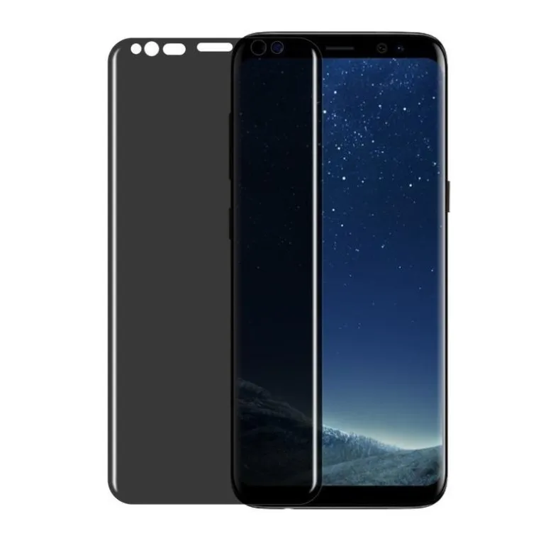 

Full cover privacy screen protector for samsung galaxy s7 edge s8 s9 S10 plus note 8 9 full cover privacy screen protector