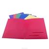 simple blue pp presentation file folder with 2 holders from China