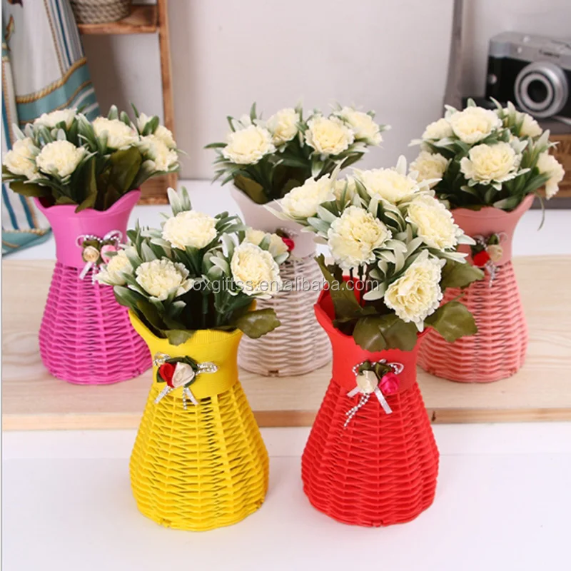 Oxgift Wholesale White Plastic Flower Vase Buy Plastic Vase,Plastic