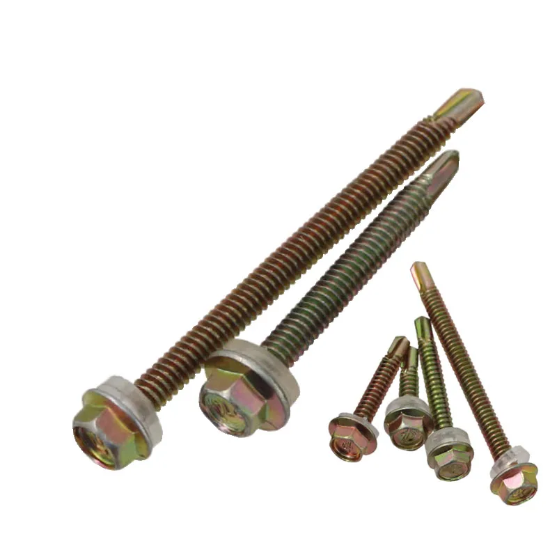 
water proof Self drilling screw Hex flange head 