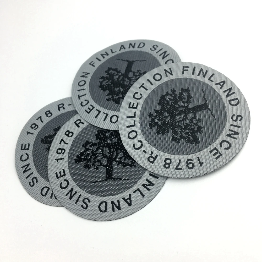 

Custom iron on neck label tags for t shirt