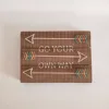 Wholesale rustic wood craft wooden wall frame arrow string art decor