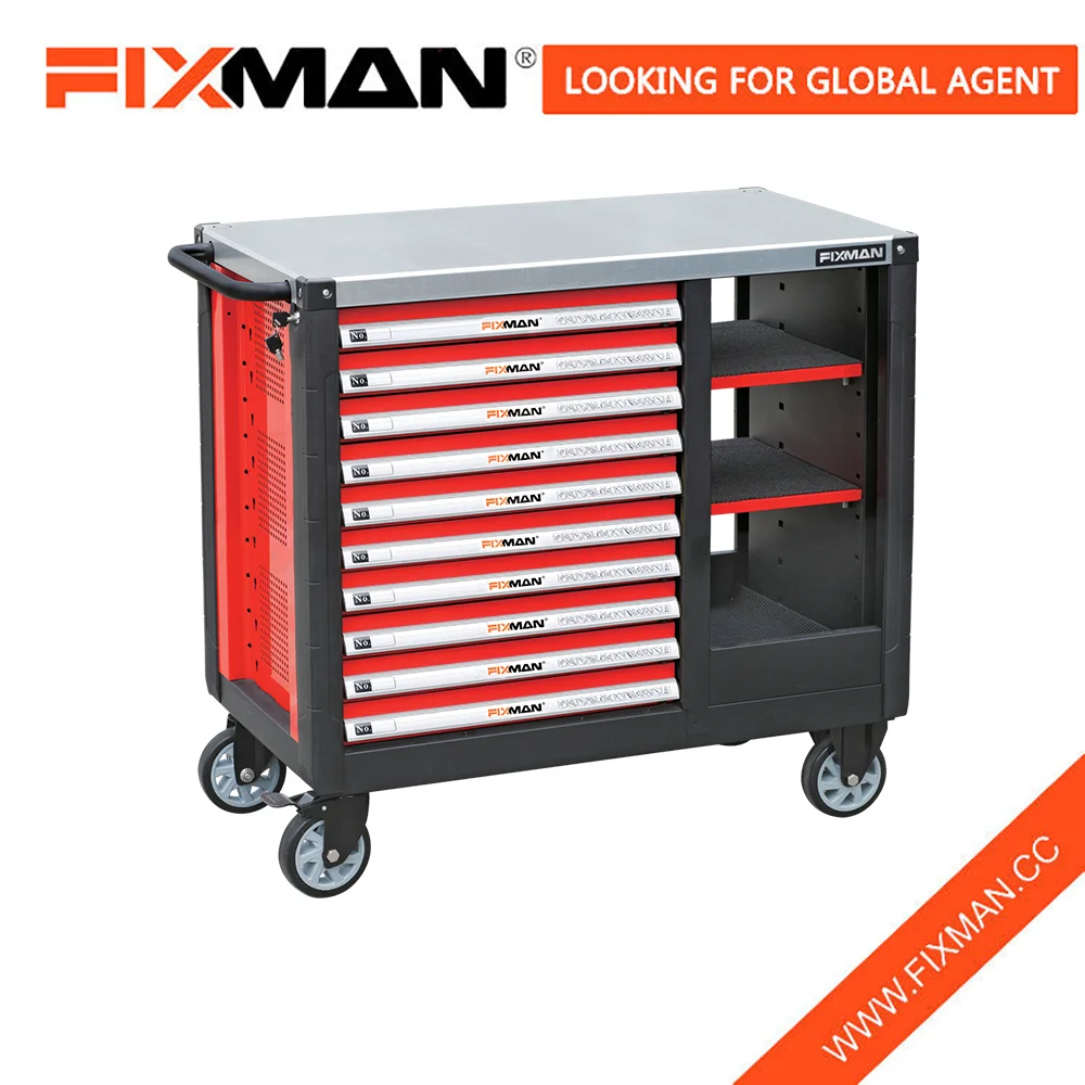 Fixman Professional 10 Drawer Garage Tool Cabinet Tool Storage