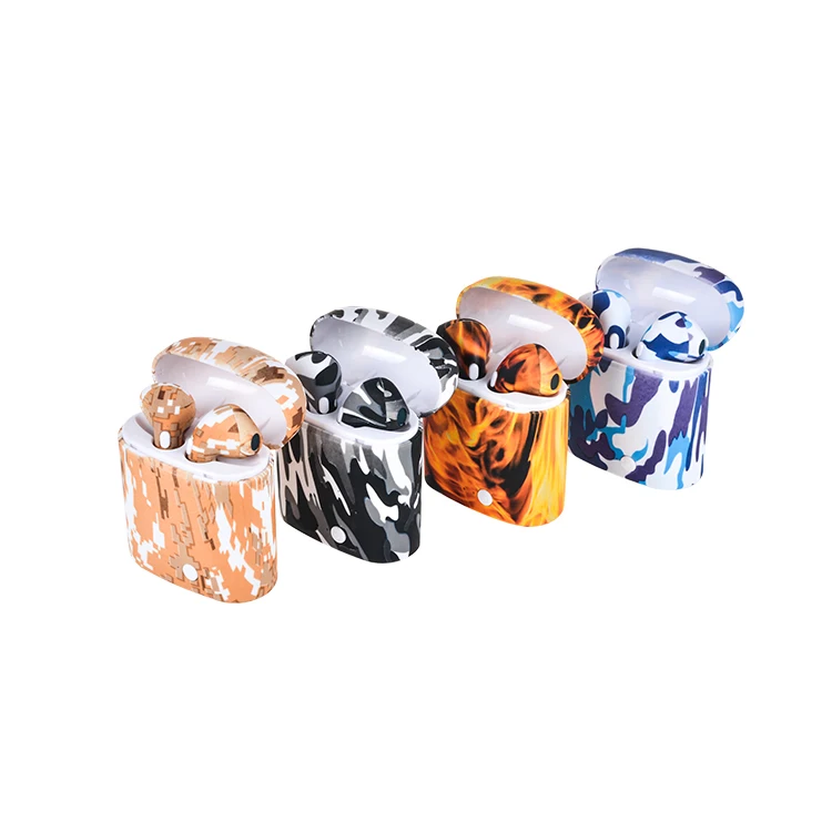 

Wholesale Best Camouflage Earphones Blue tooth Wireless I7S Earphones Tws, Black/white/gold/red/