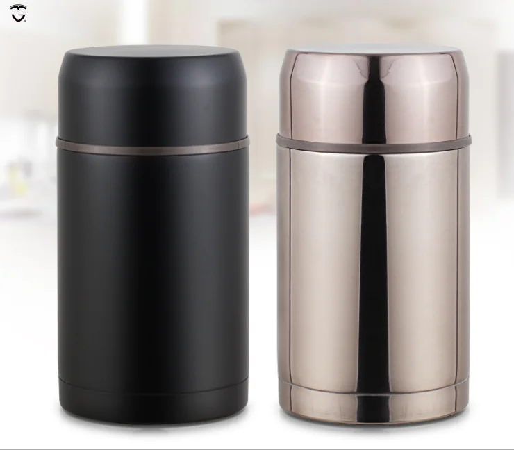 

800ml insulated double wall stainless steel lunch box vaccum jar container thermos food pot baby food flask, Customized thermos food jar