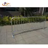 Crowd Control Barrier Advertising Board Post Used At Festivals