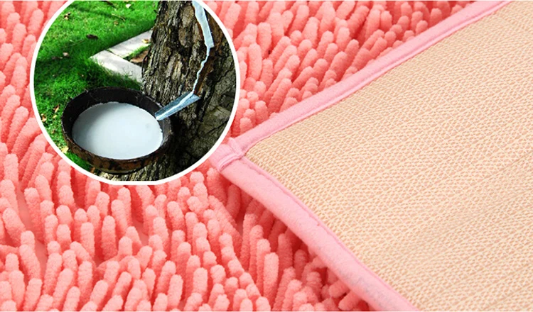 custom large size chenille shaggy dog play microfiber drying mat.jpg