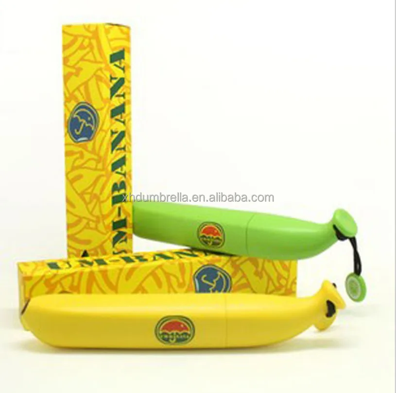 

19 inch folding umbrella with banana case and wholesale umbrellas