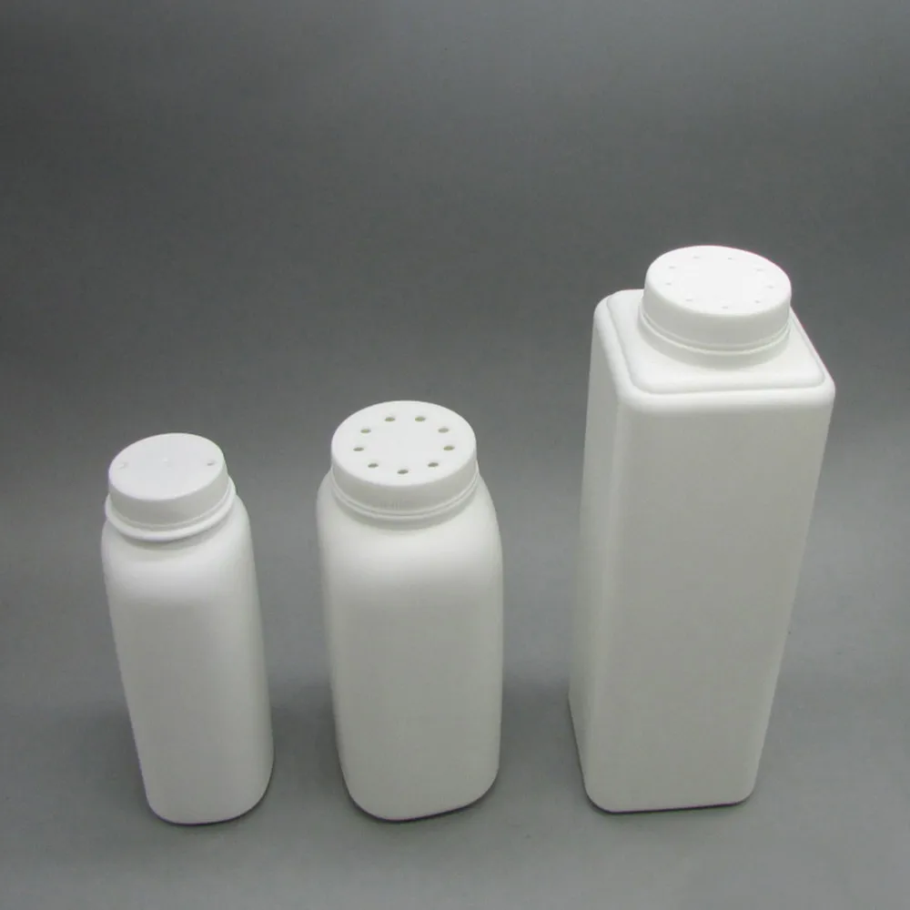 300毫升方形化妆品塑料粉末瓶