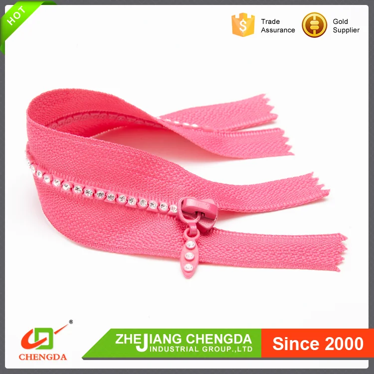 Garments Diamond Zipper,Shenzhen China Diamond Zipper,Rhinestone Zipper