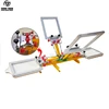 Micro-Registration Desktop 4 color 2 station screen printing press