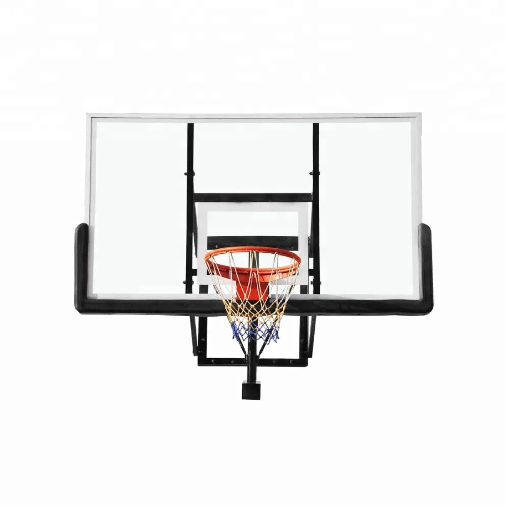 Reinforced Steel Backup Toughened Glass Backboard With Replaceable