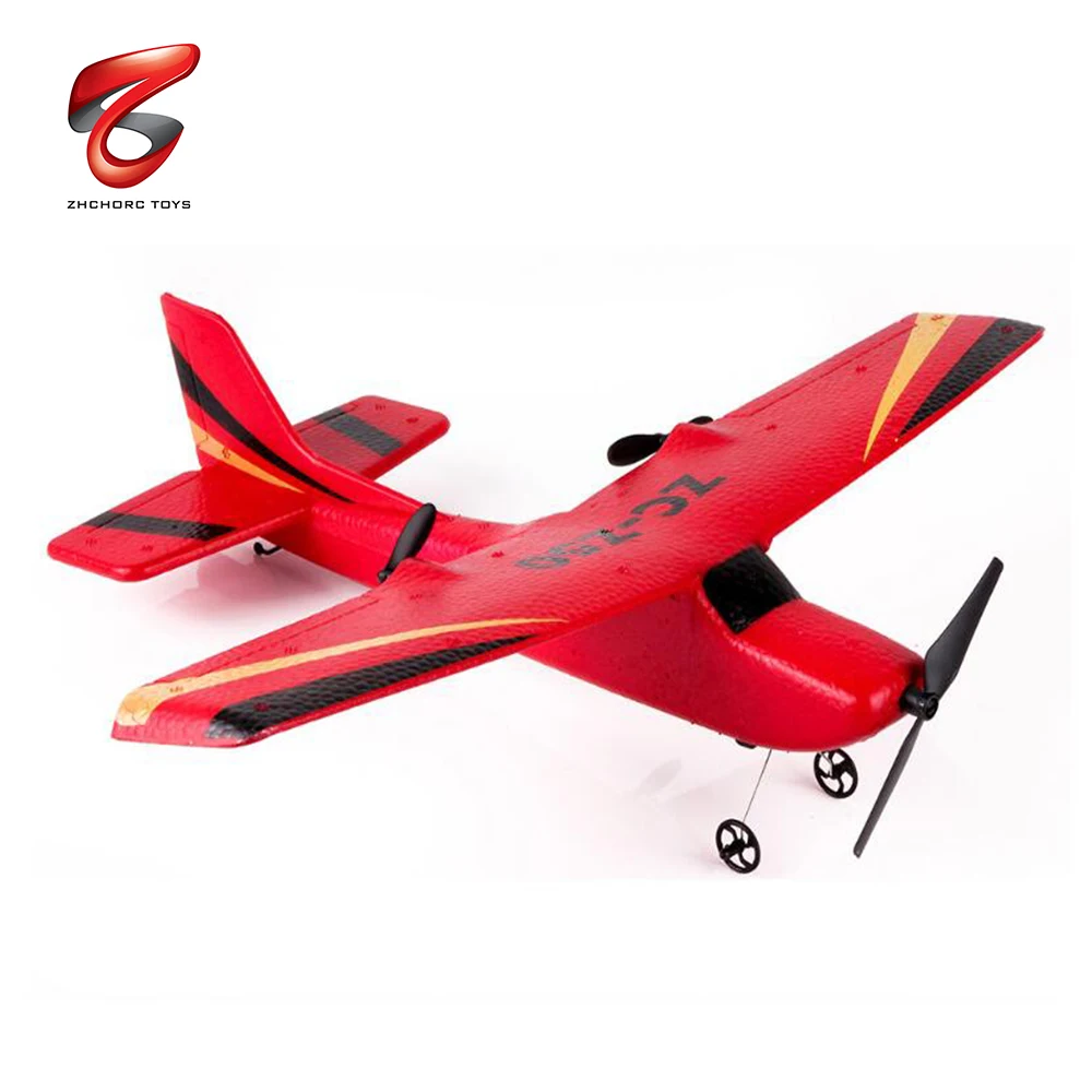 

2018 New HoShi ZC Z50 2.4G 2CH 340mm Wingspan EPP RC Glider Airplane RTF Good Models Toys for Kids Play Fun Fling Wings, Red/blue/yellow