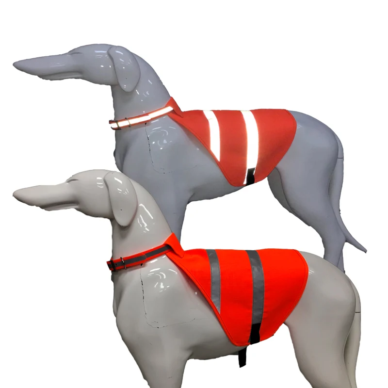 Dv001 Wholesale Safety Dog Vest Coat,Neon Orange Reflective Hunting Dog