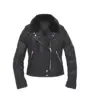 P18E023BW Hot sale up to date fashion real leather jacket for women winter