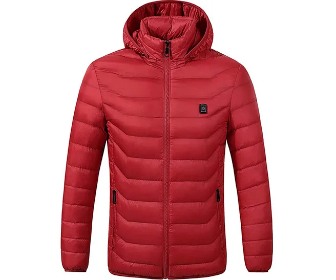 

Customized Nylon Light Weight Heated Winter Coat Electric Heated Clothing