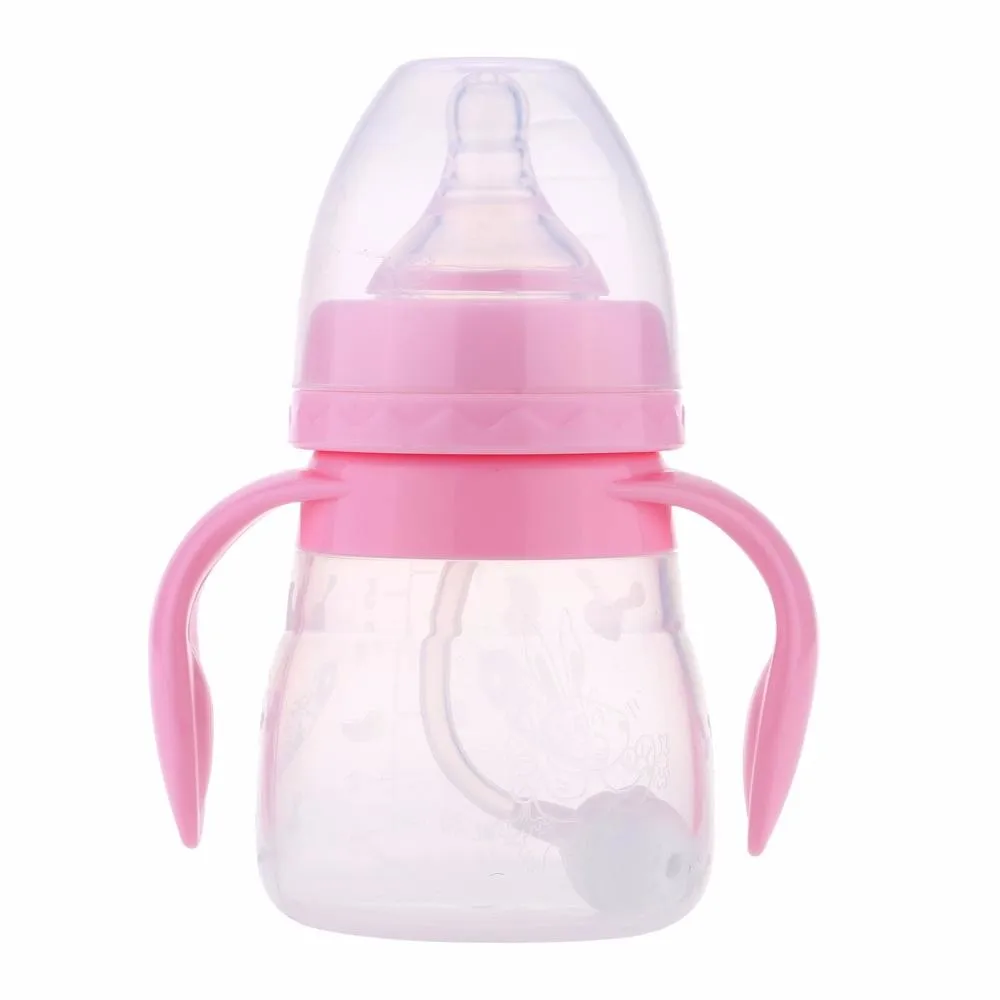 Infant Newborn Baby Nipple Bpa Free Silicone Rubber Wide Neck Feeding