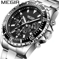 

Megir 2064 Fashion Creative Multi-Functional Customized Business Calendar Luminous Men Wrist Watch Quartz