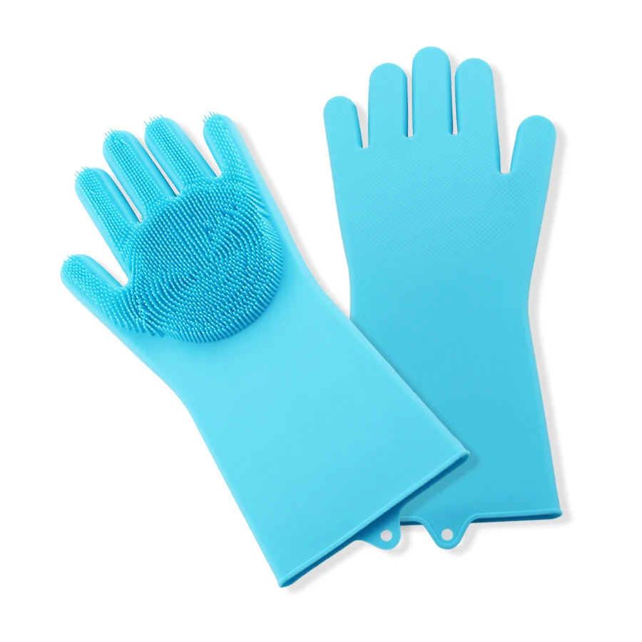 Amazon Hot Selling Magic Silicone Gloves Dishwashing Ecofriendly